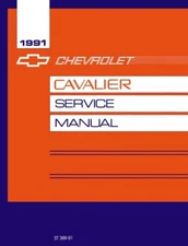 1991 Chevrolet Cavalier Shop Service Repair Manual