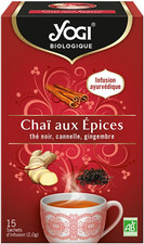 Biologique Chaï Aux Épices, Infusion 100 Pourcent Bio Au Thé Noir, Cannelle Et G