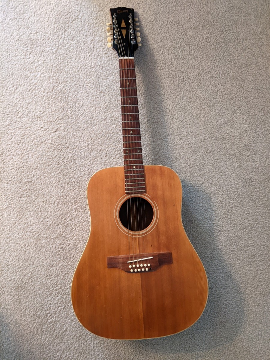 希少1967 エピフォン ft112 gibson b-45-12 カラマズー製 GIBSON B-45-12N: 12 STRING ACOUSTIC GUITAR. 1968. Serial # 523110