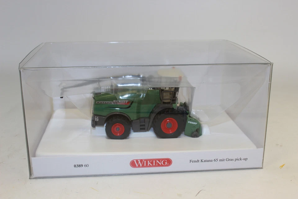 !! SALE !! Wiking 038960 Chopper Fendt Katana 65 With Grass Pick-Up 1:87 H0 NEW - Image 3 of 4