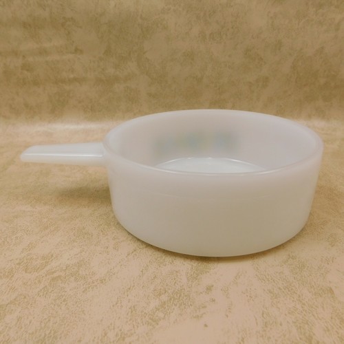 Tazón de sopa vintage de vidrio de leche para horno arándano 14 oz con mango J-2639 limpio - Imagen 6 de 11