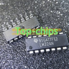 10 PCS LM324N DIP-14 LM324 ST OPERATIONAL AMPLIFIERS NEW