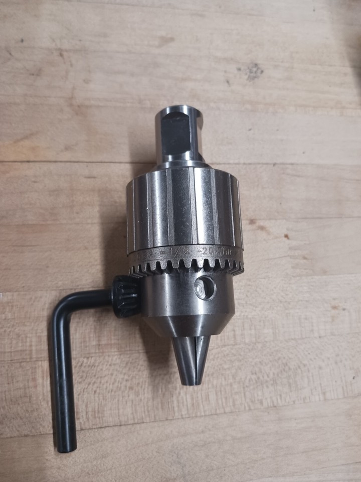 Mandrino Jacobs 26BA 1/2" Montaggio 1/2"-20 Cap 1.5-13mm DeWalt - Foto 9