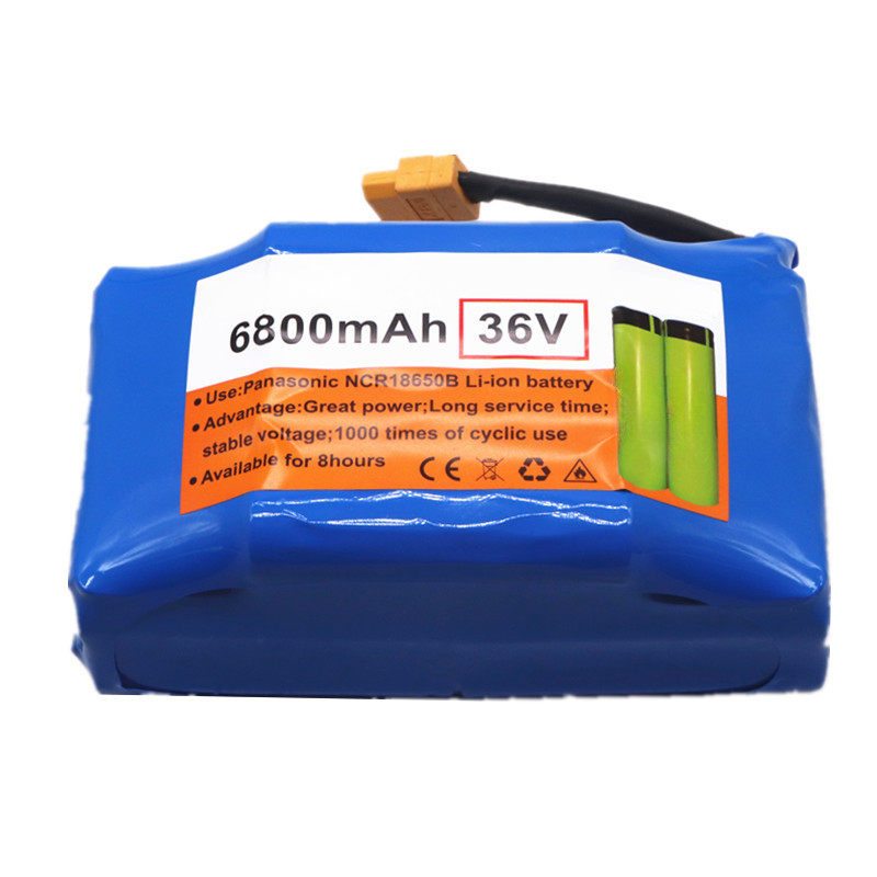New 36V 6.8Ah Li-ion Battery Pack for Electric Toy Self Balancing Fits 6.5" 7"