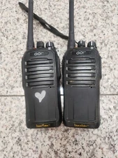 Lot of 2 BLACKBOX GO! UHF 400-470Mhz 32Ch Two Way Radio (Untested) for parts
