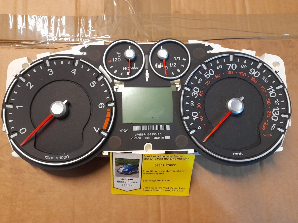 FORD FIESTA 2006 2007 2008 CLOCKS INSTRUMENT CLUSTER ANY