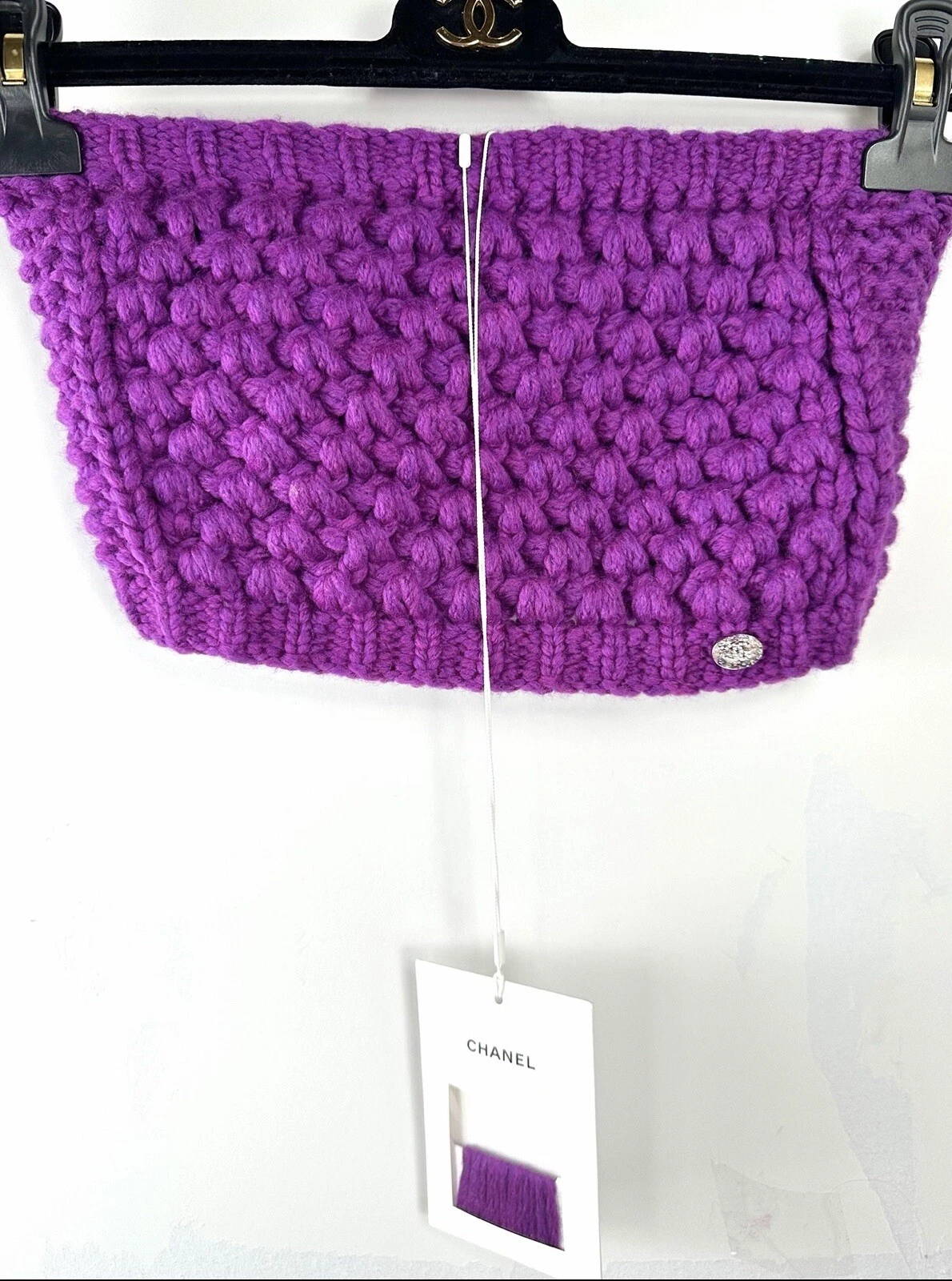 5K NUOVO Chanel 2022 Jennie Maglione Crop Top 34 36 38 2 4 6 Camicia Giacca S XS M L