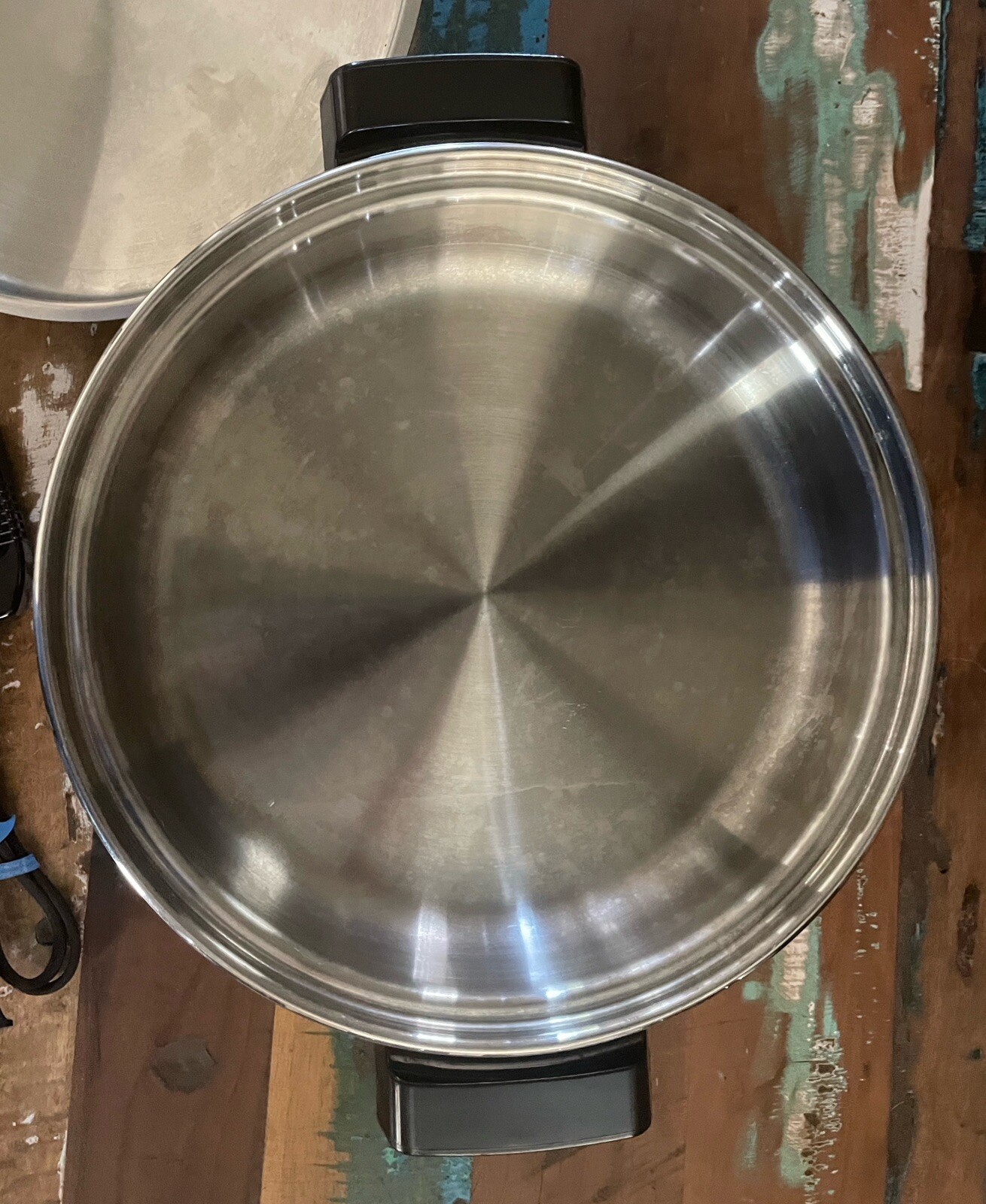 Saladmaster 7256 STAINLESS STEEL Oil Core ELECTRIC SKILLET Vapo Lid