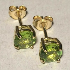 Authentic Ruby, Sapphire, Opal, Topaz.... Earrings 5mm & 6mm Solid Silver - Gold / Rhodium
