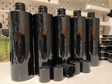 5pc Refillable Lotion Bottle Cosmetic Cream Plastic w/Disc Cap, 200ml  6.76oz