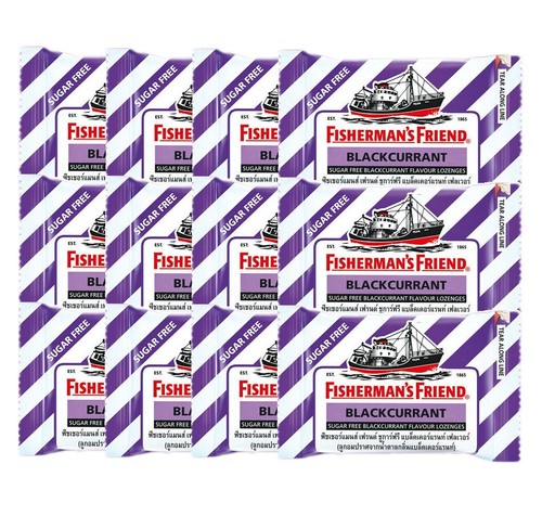 12, 24 sapori di zecca Fisherman's Friend losanghe sollievo dalla tosse, mal di gola 25 g - Foto 9 di 19