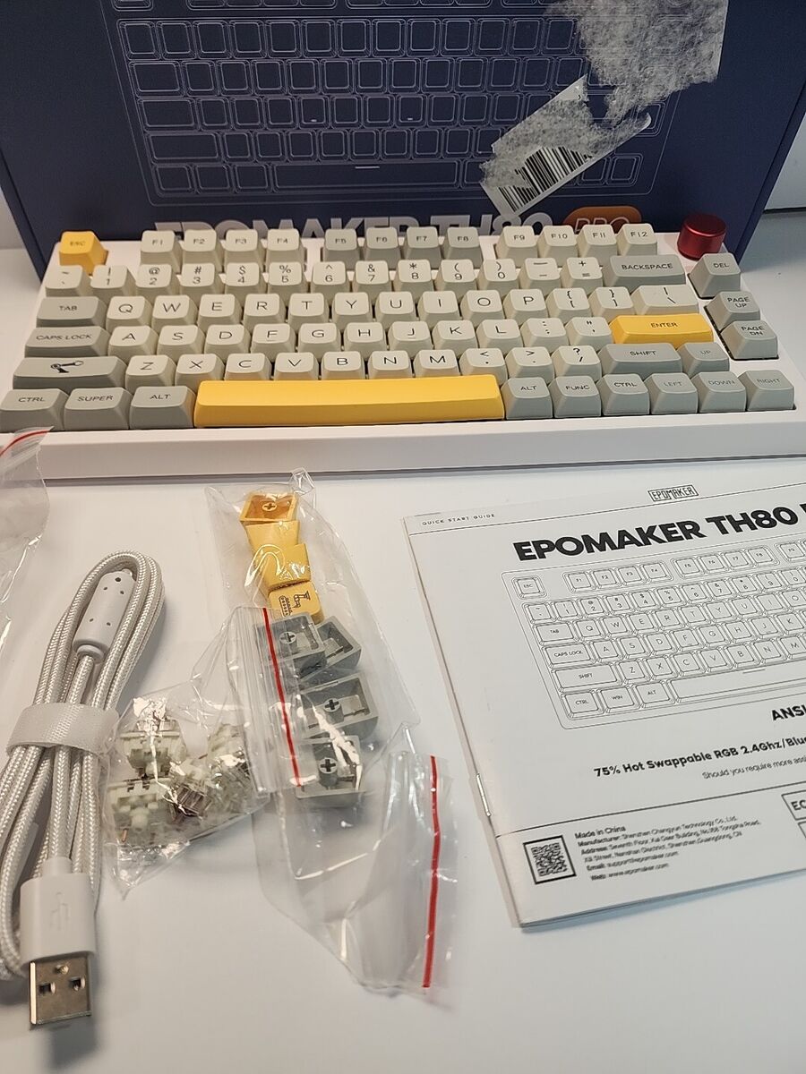 EPOMAKER TH80 Pro 75% RGB 2.4Ghz/Bluetooth 5.0 Wired Mechanical Keyboard NEW | eBay EPOMAKER TH80 Pro 75% RGB 2.4Ghz/Bluetooth 5.0 Wired Mechanical Keyboard NEW | eBay