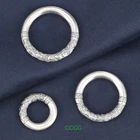 Sterling Silver Ring Pendant Vintage Matte Circle Auspicious Cloud Pendant ﻿ ﻿