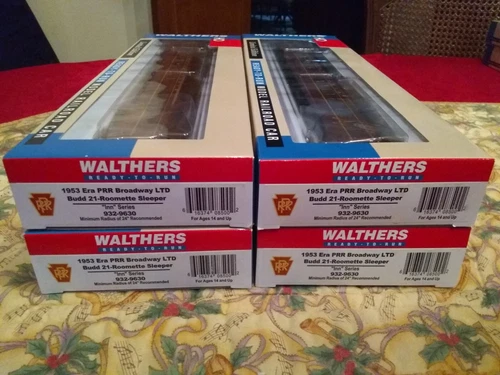 Walthers 1953 PRR Broadway Limited 932-9630 HO scale First Edition with serial #