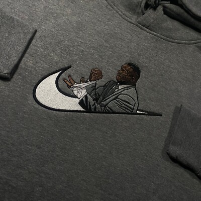 Custom Mike Tyson Fight Club Embroidered Crewneck Sweatshirt Hoodie TShirt