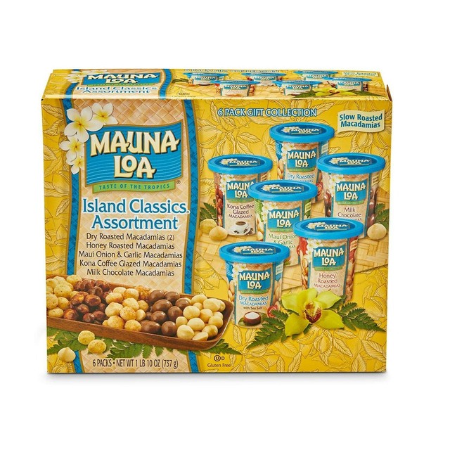 MAUNA LOA MACADAMIA NUT ISLAND CLASSICS ASSORTMENT GIFT PACK 6 eBay