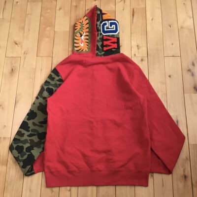 HEBRU BRANTLEY BAPE FLYBOY シャーク パーカー APE BAPE × HEBRU BRANTLEY FLYBOY Shark Full Zip Hoodie A Bathing Ape