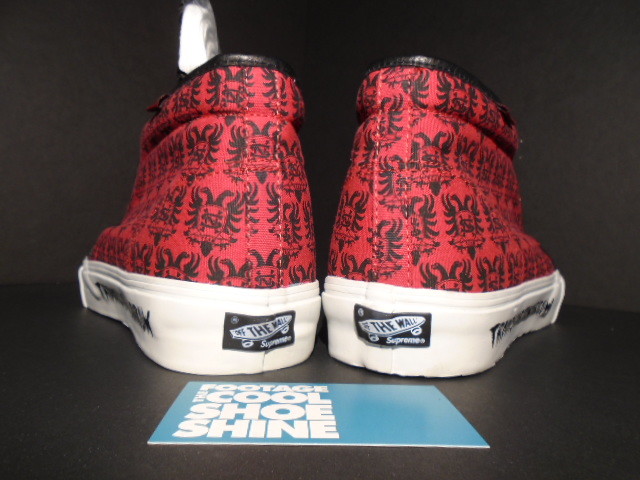 2007 VANS CHUKKA SUPREME NEIGHBORHOOD NBHD RED BLACK WHITE VN
