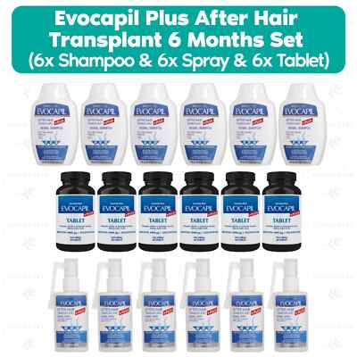 Evocapil After Haartransplantation 6 Monate Set (bewährt - effektivstes Kit)