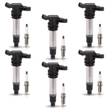 6X Ignition Coil & 6X Platinum Spark Plug for 2007-2014 Volvo XC90 l6 3.2L UF594