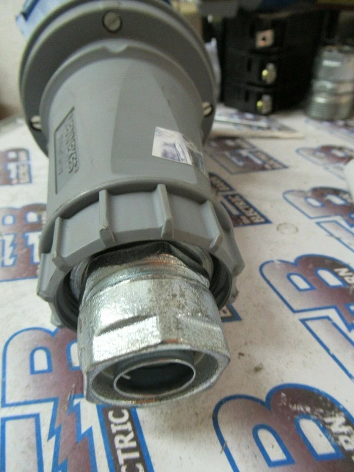 MENNEKES ME460C9, 60 Amp, 250 VAC, 3PH4W, Pin & Sleeve Connector- PS222 - Imagem 4 de 4