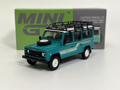 Mini GT 1/64 Land Rover Defender 90 Pickup & 110 Station Wagon - NUEVOS - Imagen 11 de 35