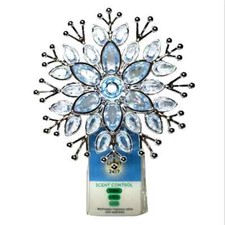 Bath Body Works BLUE GEM SNOWFLAKE NIGHTLIGHT Scent Control Wallflower Plug