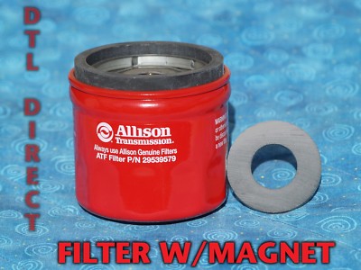 Allison 29539579 spin on filter with magnet Duramax T1000 transmission ...