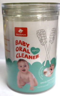 Baby Tongue Cleaner Toothbrush Oral Cleaning Stick Dental Care 48pcs New Sealed