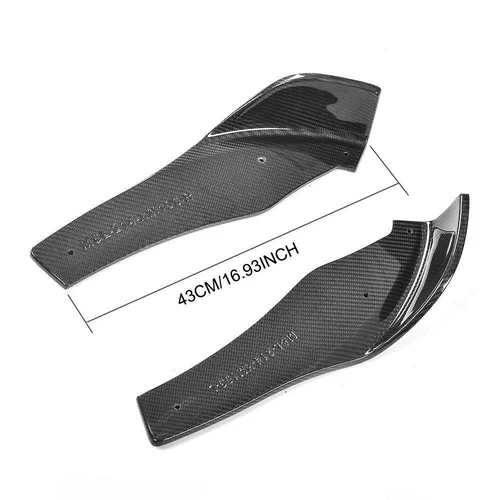For BMW F80 M3 F82 F83 M4 14-19 Carbon Fiber Front Bumper Splitters Lip Flaps - Imagen 4 de 11