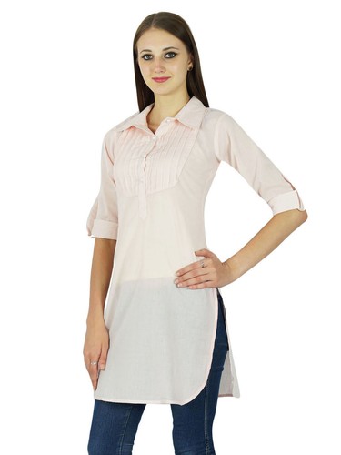 Women Casual Kurta Indian Ethnic Cotton 
