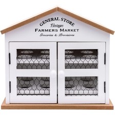 16 Egg Wooden 'General Store' House Home Egg Storage Holder Kitchen Accessory