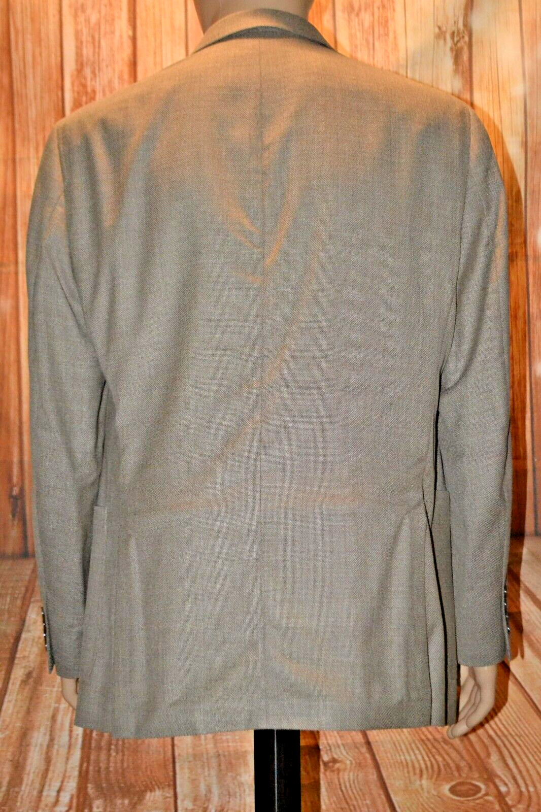 Peter Millar Men Beige Wool Partial Lining 2 Fron… - image 6