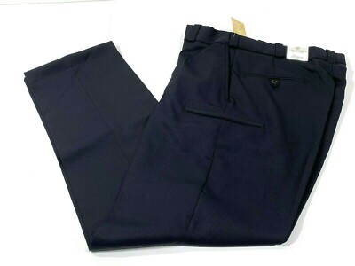 NEW MENS 32x30 FLYING CROSS 37100 100% POLY HIDDEN CARGO POCKET PANTS LAPD NAVY