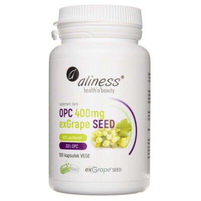Aliness OPC exGrape SEED  grape seed extract 400 mg 100 Kapseln