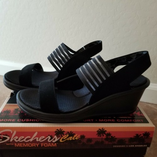 skechers cali with memory foam