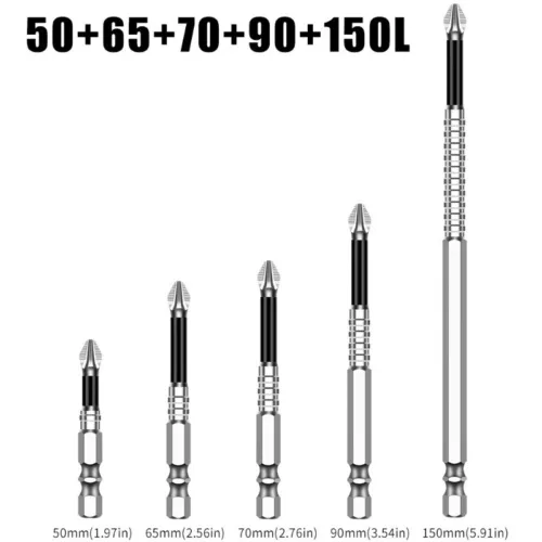 1SET Trapano Avvitatore Alto Magnetico,Forte Durata Magnetica Punta Trapano US - Foto 10 di 20