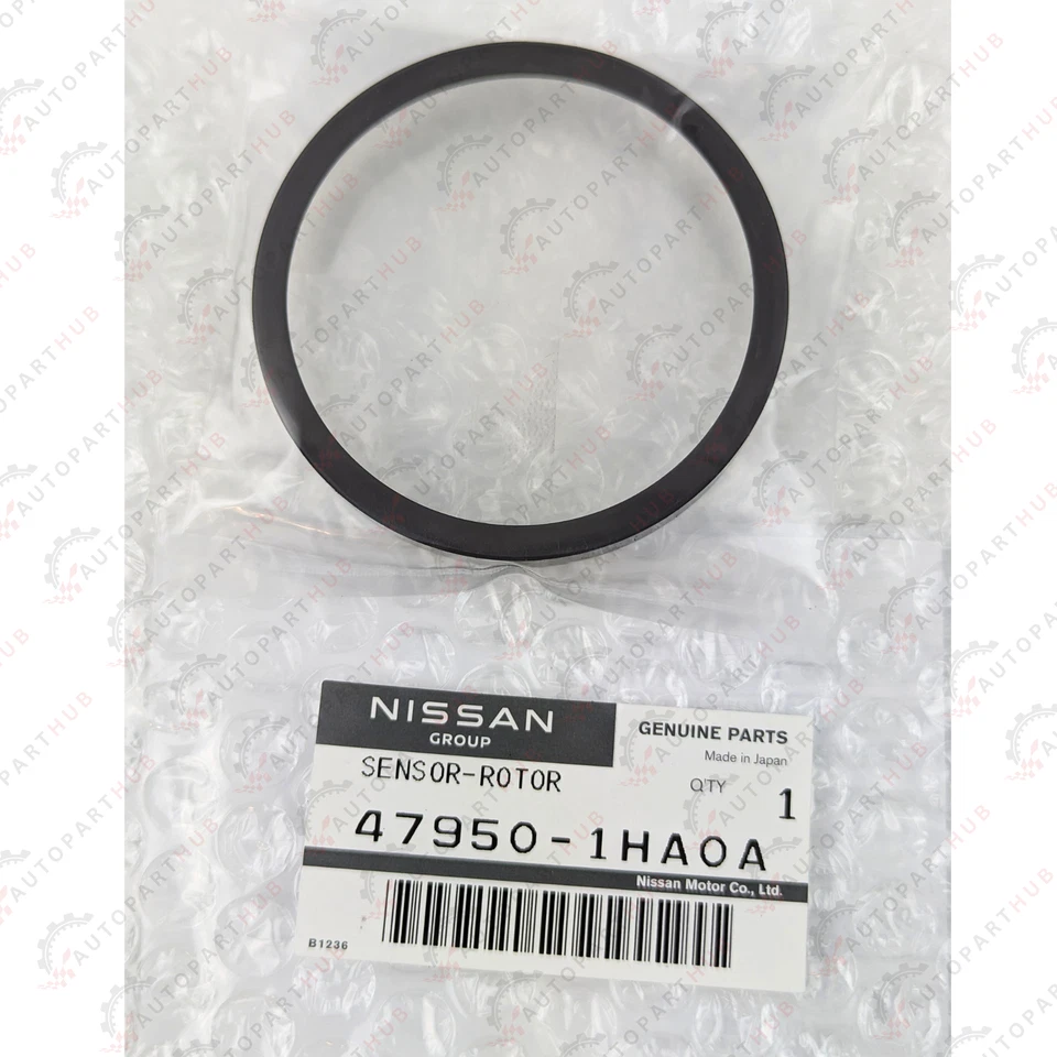 正品日产 Versa Note 后 ABS 传感器转子防滑 1 件 原始设备制造商 47950-1HA0A — 第 4/4 张图片