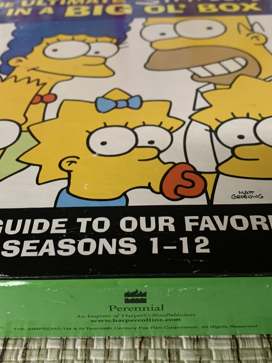 THE ULTIMATE SIMPSONS IN A BIG OL' BOX (3) PAPERBACK BOOKS