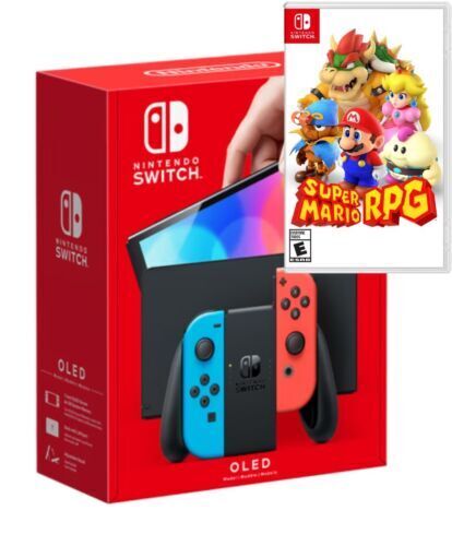 Nintendo Switch OLED with RPG Game Bundle