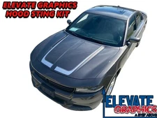 Fits Dodge Charger Graphics Hood Sting Vinyl Stripes 3m Decals Sticker 2015-2023