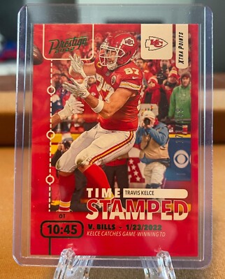 2022 Prestige Travis Kelce XP Time Stamped Numbered/249 Kansas City Chiefs