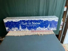 DEPT 56 GENERAL VILLAGE Accessories VILLAGE SNOW MACHINE LET IT SNOW NIB *Sealed