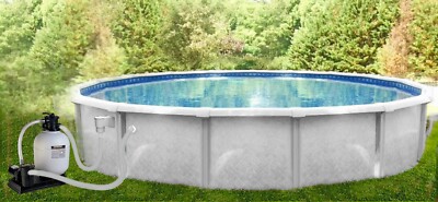 24' x 52'' RESIN Above Ground Pool Package w/Filter  30 Yr  Salt Water Compatible
