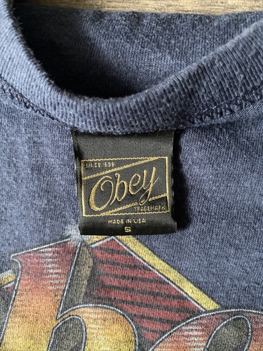 Obey Vintage Made In USA Shirt Size Small - Picture 3 of 3