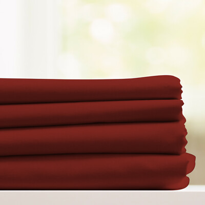 4 Piece Soft Bamboo Microfiber Bed Sheet Set Luxury Cool Feel Deep Pocket Sheets
