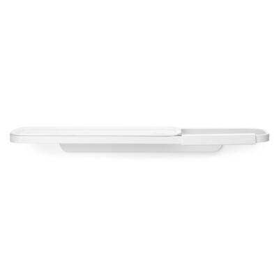 Brabantia MindSet Toilettenpapierhalter mit Ablage Mineral Infinite Grau Weiß