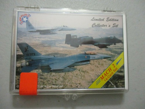 Airplane Aircraft Aeronautics Card Set Lot Classic Top Pilot Mach 2 Pilot 1988 - Picture 2 of 11