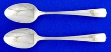 Set of Two 2 Oneida Gala Teaspoons 6 1/8" Stainless Flatware Silverware