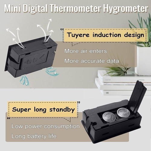 12pcs LCD Mini Digital Thermometer Hygrometer Temperature Humidity Meter Gauge - Picture 8 of 8